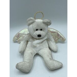 Ty Beanie Baby HALO White Angel Bear With Wings No Tags